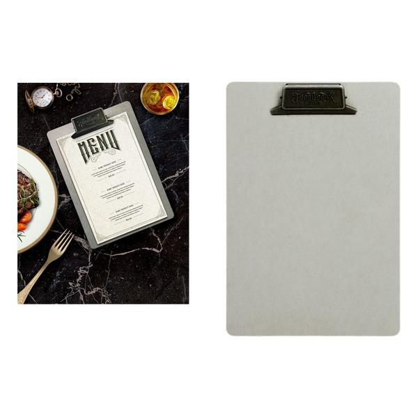 #-40-PORTA MENU METALICO VINTAGEFOOD&DRINK33.5X