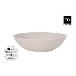 ENSALADERA MEL. IVORY 25CMX6.5CM MD