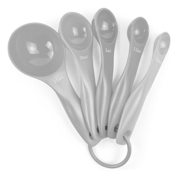 CUCHARAS MEDIDORAS 5PCS PLASTICO QUTTIN