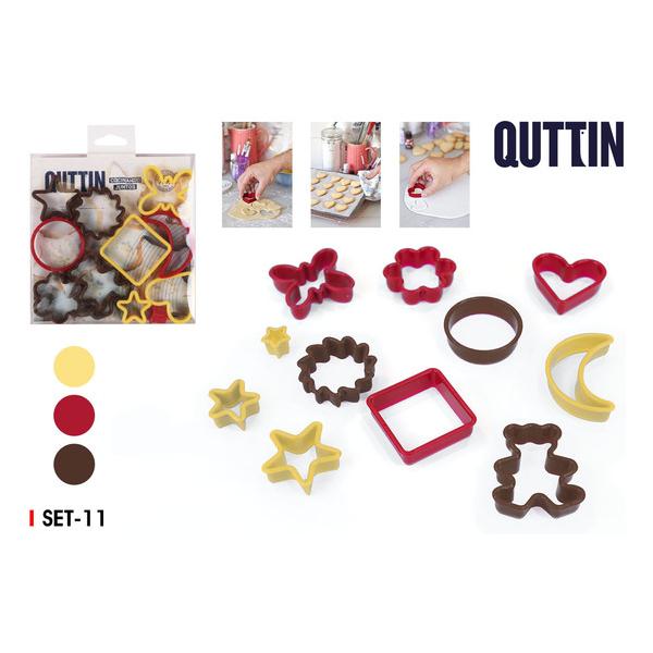 # -72- SET-11 MOLDES REPOSTERIA PLASTICO 2 QUTTIN