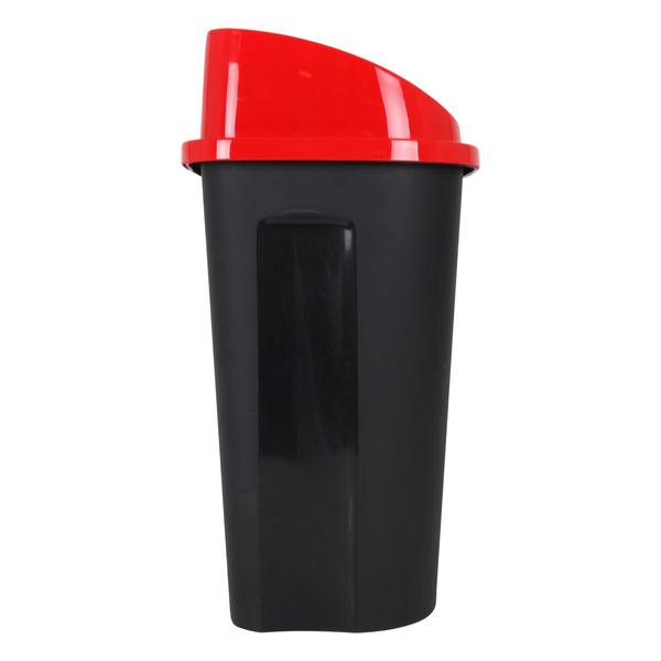 CUBO BASURA C/TAPA BASCULANTE 15L LIXO COLORES