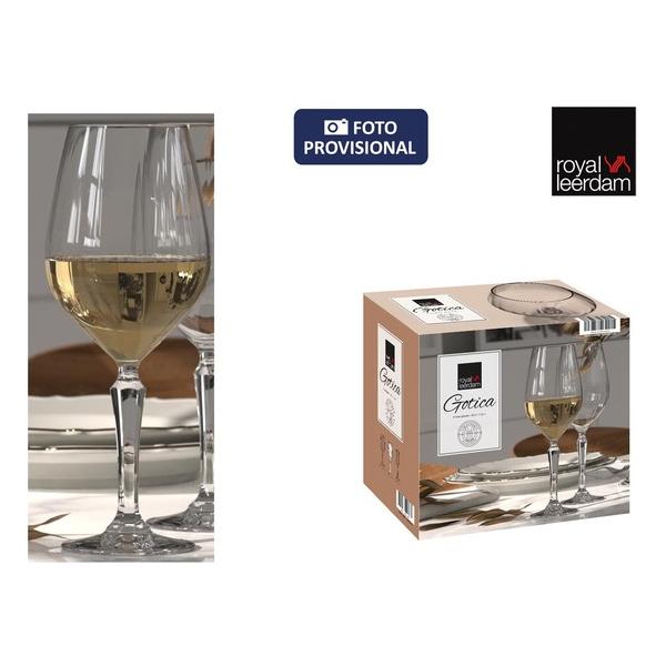 P24 SET 6 COPAS VINO 50CL GOTICA