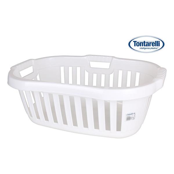 CESTA ROPA ERGONOMICA 50L HIPSTER BLANCO