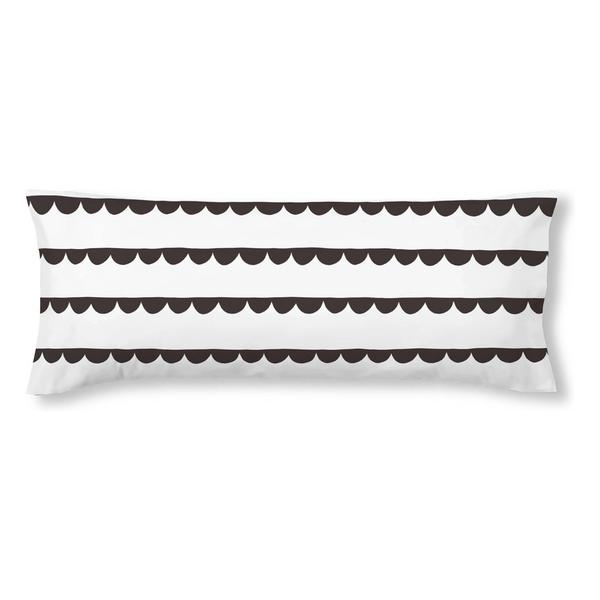 FUNDA DE ALMOHADA 100% ALGODÓN GUIDO BLACK - imagen 1