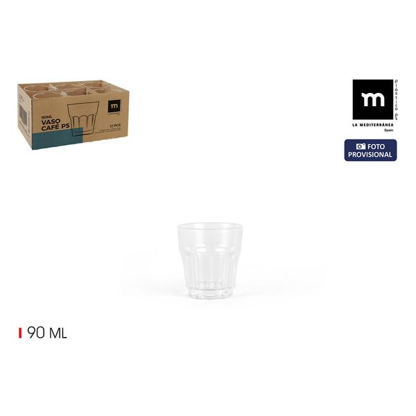 VASO CAFE 90ML PS LA MEDITERRANEA - imagen 1