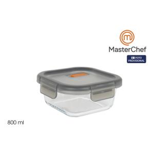 FIAMBRERA HERMETICA CUADRADA 800ML MASTERCHEF