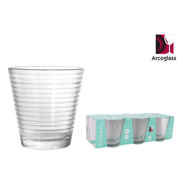 SET 6 VASOS 250ML SIROCO RINGS AG