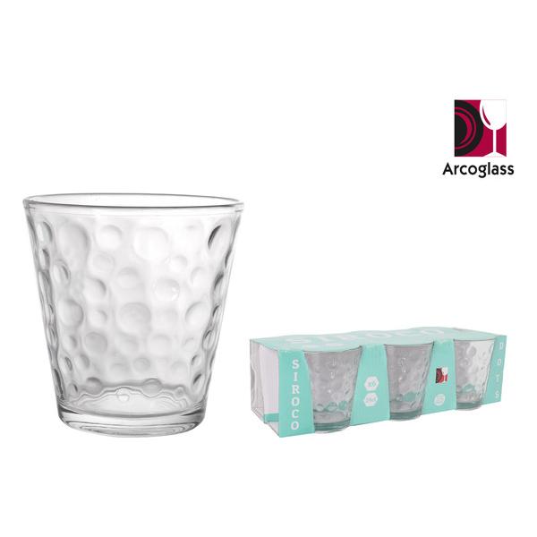 SET 6 VASOS 250ML SIROCO DOTS AG