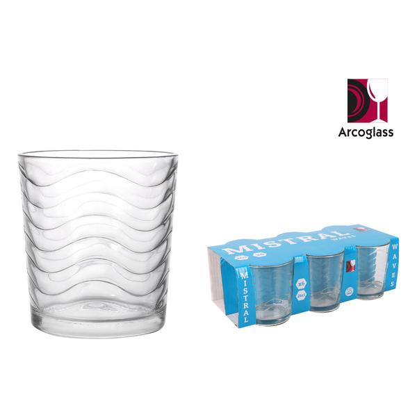 SET 6 VASOS 260ML MISTRAL WAVES AG