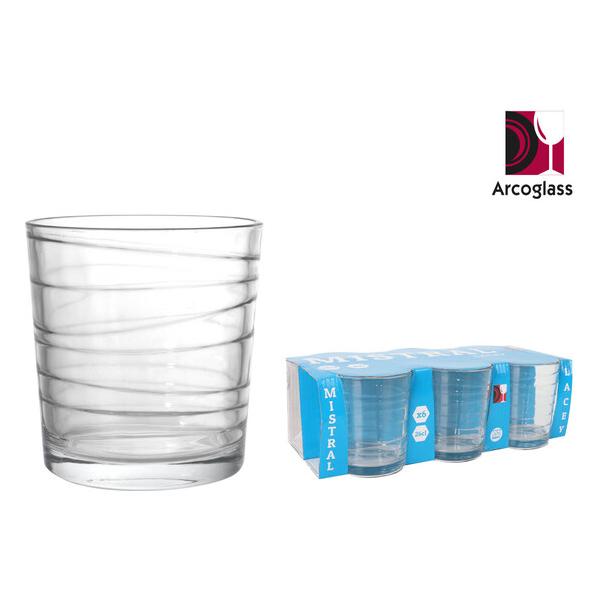 SET 6 VASOS 260ML MISTRAL LACEY AG