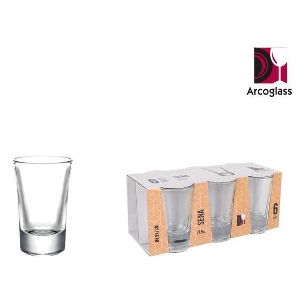 SET 6 VASOS CHUPITO 37.5CC SENA AG