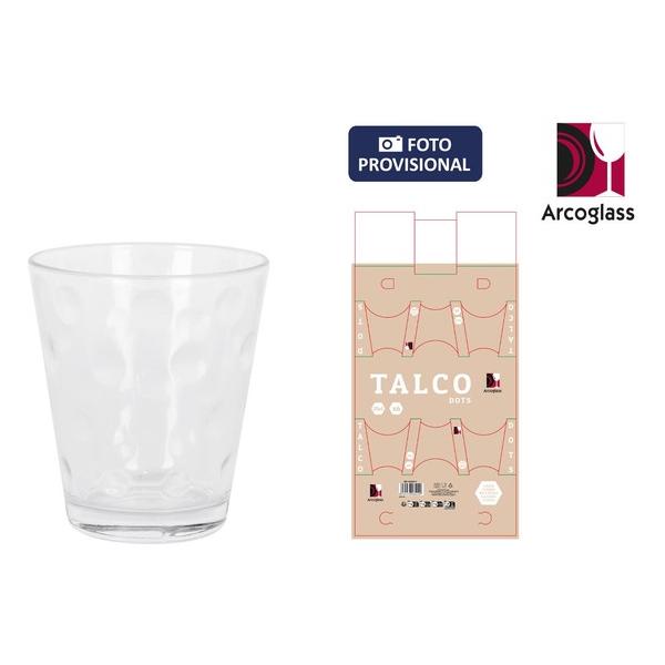 SET 6 VASOS 250CC TALCO DOTS