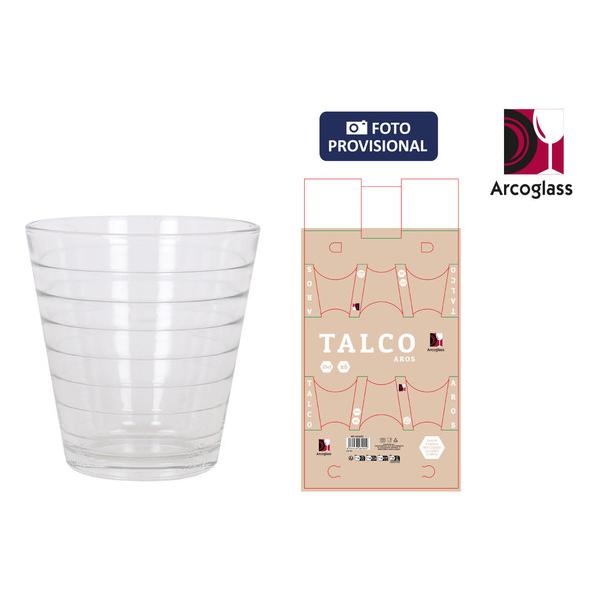 SET 6 VASOS 250CC TALCO AROS