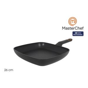 SARTEN GRILL 26CM AL.FORJADO 2.8MM 2C MASTERCHEF