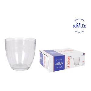 $ SET 6 VASOS TRANSPARENTES 220CC GIGOGNE