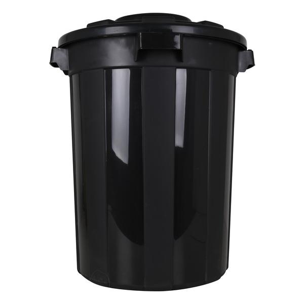 CUBO BASURA 70L C/TAPA Y ANCLAJE HOP