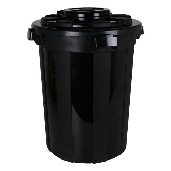 CUBO BASURA 70L C/TAPA Y ANCLAJE HOP - imagen 2