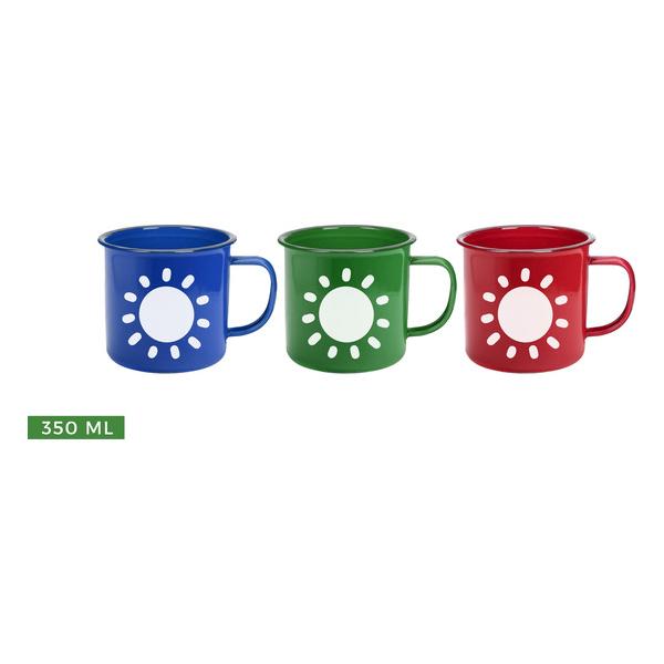 MUG ESMALTADA COLOR/DISE¥O 350ML PRIVILEGE