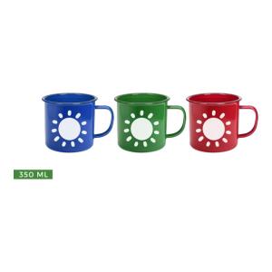 MUG ESMALTADA COLOR/DISE¥O 350ML PRIVILEGE