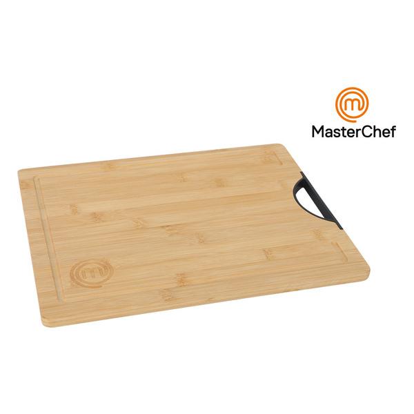 TABLA CORTAR BAMBU C/ASAS 38.5X30CM MASTERCHEF