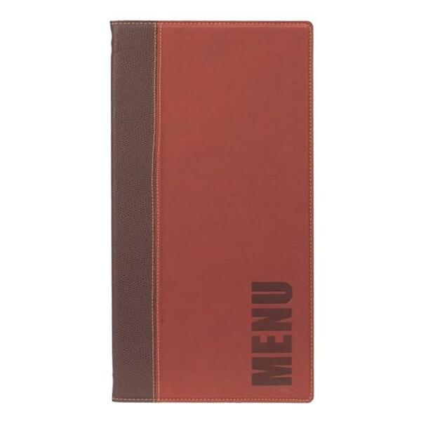 PACK DE 10 #-40-PORTA MENUS BURDEOS TRENDY 35.3X18.6X1CM