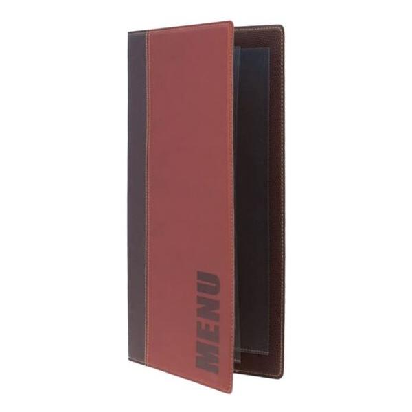 PACK DE 10 #-40-PORTA MENUS BURDEOS TRENDY 35.3X18.6X1CM - imagen 2