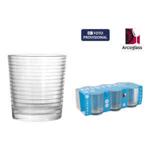 SET 6 VASOS 260ML MISTRAL RINGS AG