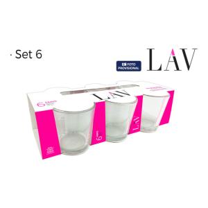 SET 6 VASOS 295CC PARIS