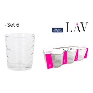 SET 6 VASOS 295CC MADRID