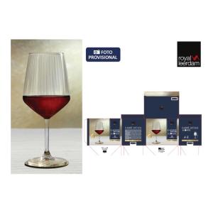 SET 6 COPAS VINO 65CL CARRE OPTICS