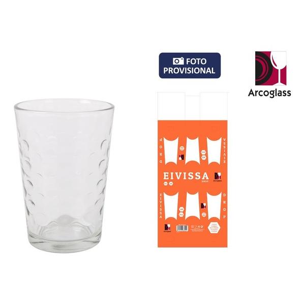 SET 6 VASOS 200CC EIVISSA DROP