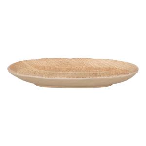 #  ZZ23 -96- BANDEJA OVAL BANANA 24X12X3CM