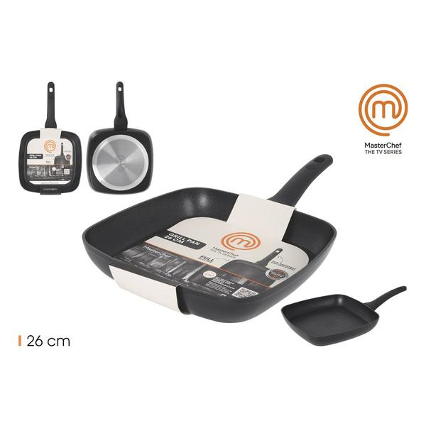 SARTEN GRILL 26CM AL.FORJADO 3.0MM 3C MASTERCHEF