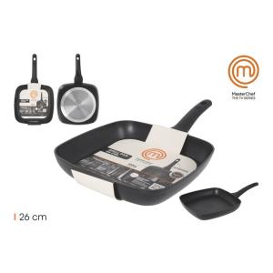 SARTEN GRILL 26CM AL.FORJADO 3.0MM 3C MASTERCHEF