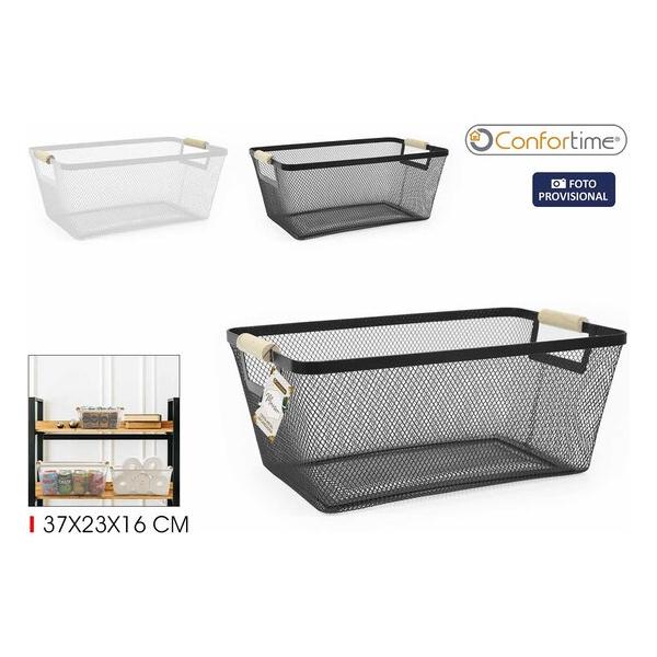 CESTA METAL ORGANIZADOR 37X23X16CM CONFORTIME