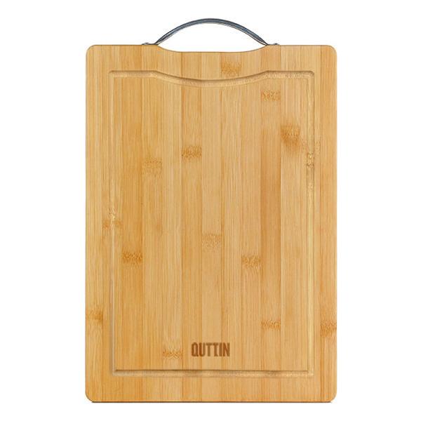 TABLA CORTAR BAMBU/MET. 34X24X1.5CM QUTTIN - imagen 2