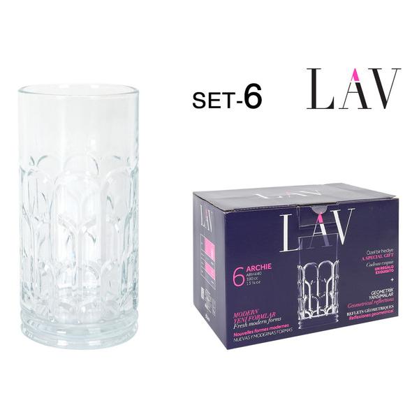 SET 6 VASOS 390CC ARCHIE - imagen 1