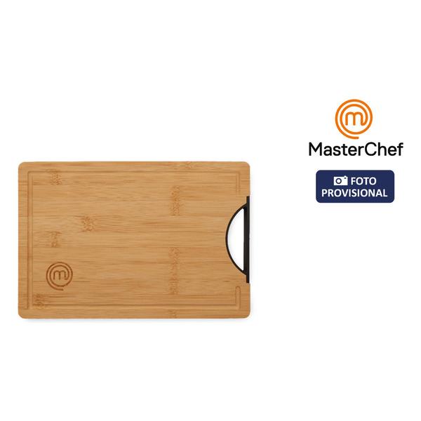 TABLA CORTAR BAMBU C/ASAS 27X20CM MASTERCHEF - imagen 1