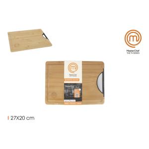 TABLA CORTAR BAMBU C/ASAS 27X20CM MASTERCHEF