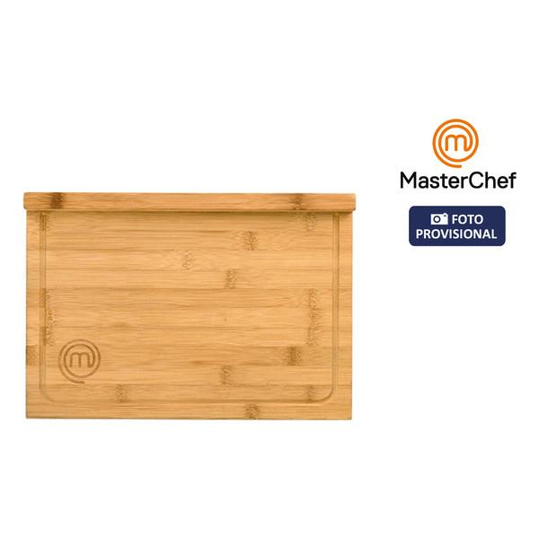 TABLA BAMBU ENCIMERA 38.5X26.5X1.5CM MASTERCHEF - imagen 1