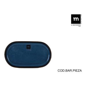 BANDEJA OVAL 13X8CM CHESTER BLUE