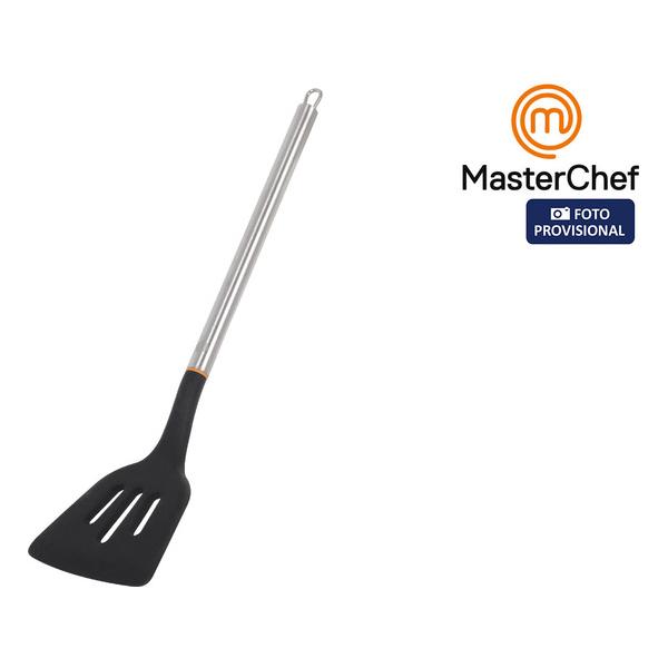 ESPATULA RANURADA 34CM INOX&SILICONA MASTERCHEF