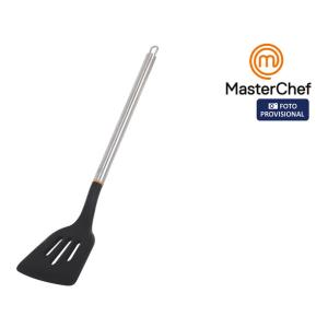 ESPATULA RANURADA 34CM INOX&SILICONA MASTERCHEF