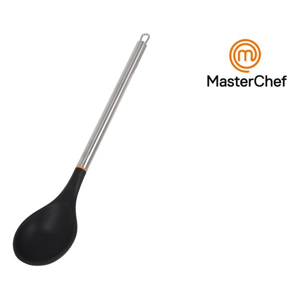 CUCHARA 34CM ACERO INOX&SILICONA MASTERCHEF