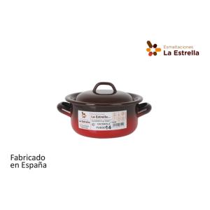 CACEROLA 14 CMS/1L FUEGO