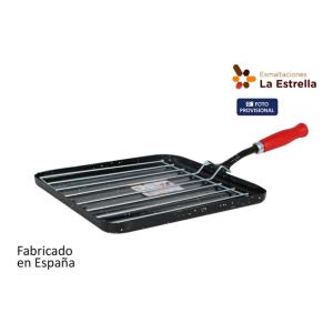 ASADOR CUADRADO 23CM JASPEADA