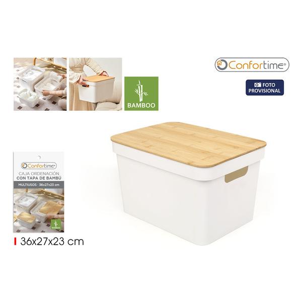 CAJA ORDENA.MULTI.PLAST.TAP.BAMBU-L CONF