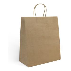 SET-3 BOLSA PAPEL KRAFT 26X14X31CM ALGON