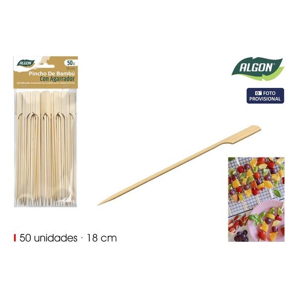 SET-50 PINCHO BAMBU AGARRADOR 180MM ALGON - imagen 1