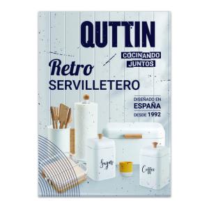 SERVILLETERO METAL RETRO 22X6CM QUTTIN